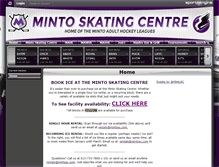 Tablet Screenshot of mintohockey.com